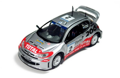 Peugeot 206WRC M. Gronholm Winner Swedish Rally 2002