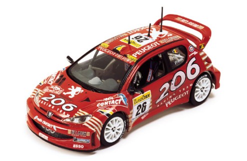 Peugeot PEUGEOT 206WRC "BELGIUM" B.THIRY RALLYE MONTECARLO 2002