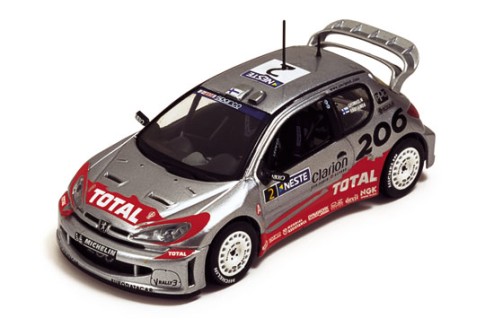 Peugeot 206WRC M. Gronholm-T. Rautianen Winner Finland Rally 2002