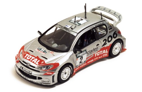 Peugeot 206WRC M. Gronholm-T. Rautianen Winner New Zealand Rally 2002