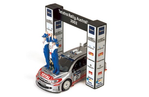 Peugeot 206WRC M. Gronholm-T. Rautianen Winner Australia Rally 2002 Spedial Set