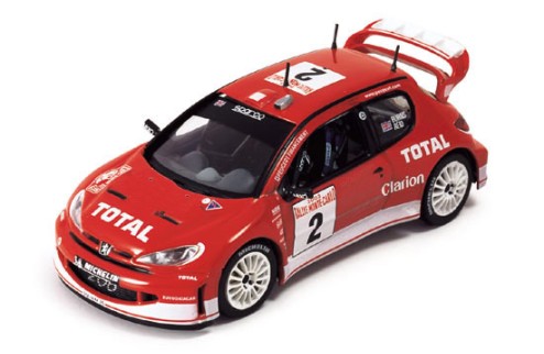 PEUGEOT 206WRC "RED" R.BURNS-R.REID RALLYE MONTE CARLO 2003