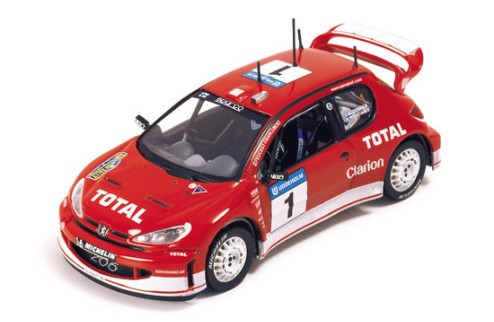 Peugeot 206WRC M. Gronholm-T. Rautiainen Winner Swedish Rally 2003