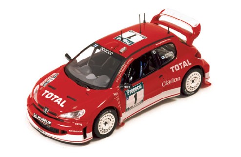 PEUGEOT 206WRC "RED" M.GRONHOLM-T.RAUTIAINEN winner NEW ZEALAND 2003