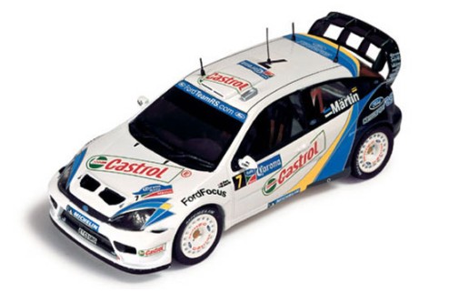 Ford Focus RS WRC Evo3 #7 M. Martin-M. Park Winner Mexico Rally 2004