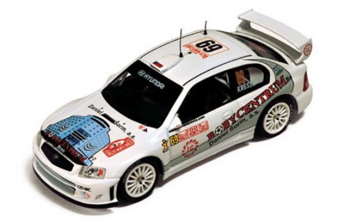 Hyundai Accent WRC #69 R. Kreta-J. Tomanek Rally Monte Carlo 2004