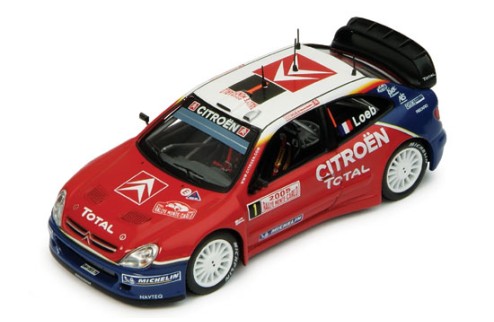 Citroen Xsara WRC #1 S. Loeb-D. Elena Winner Rally Monte Carlo 2005 (with night lights)