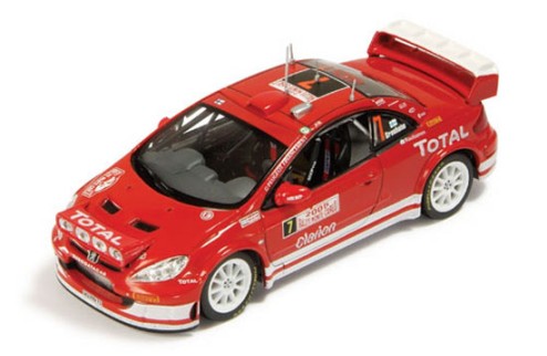 Peugeot 307 WRC #7 M. Gronholm-Rautiainen Rally Monte Carlo 2005 (with night lights)