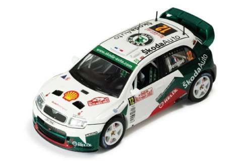 Skoda Fabia WRC #12 Bengue-Escudero Rally Monte Carlo 2005 (with night lights)