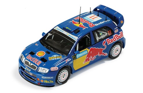 Skoda Fabia WRC #11 (Red Bull) M. Ekstrom-S. Bergman Rally Sweden 2005