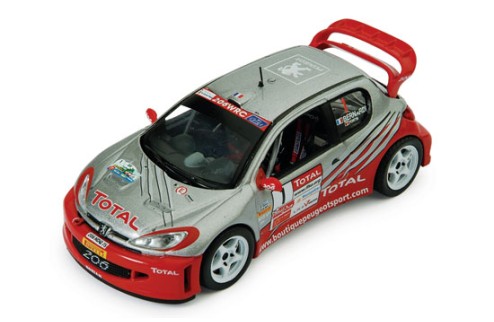 PEUGEOT 206 WRC #1 (Team BOZIAN) N.Bernardi-J.M.Fortin Rally Cévennes (Champion de France) 2005 
