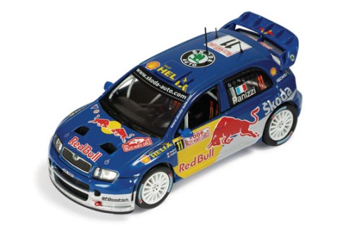 Skoda Fabia WRC #11 (Red Bull) G. Panizzi-H. Panizzi Rally Monte Carlo 2006