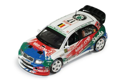 Skoda Fabia WRC #17 F. Duval-P. Pivato Rally Monte Carlo 2006