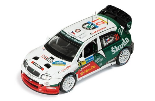 SKODA FABIA WRC #21 (TEAM Škoda) J.Kopecký-F.Schovánek 5th Rally RACC Catalunya 2006