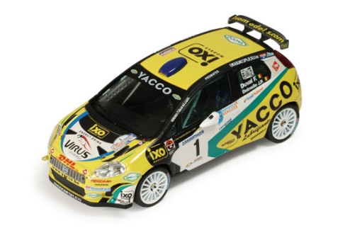 Fiat Punto S2000 #1 (Yacco-Ixo Models) F. Duval-J. P. Delmelle Winner Rally Condroz 2007