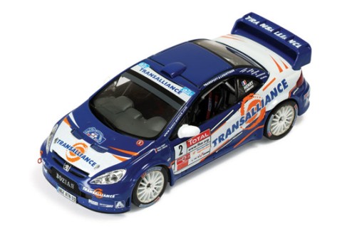 Peugeot 307 WRC #2 P. Henry-M. Lombard Winner Rally Cevennes 2007 (France)