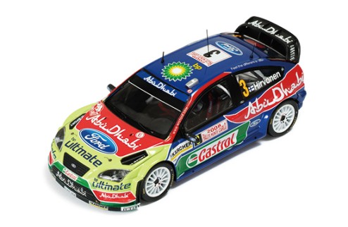 Ford Focus RS 07 WRC #3 M. Hirvonen - J. Lehtinen 2nd Rally Monte Carlo 2008