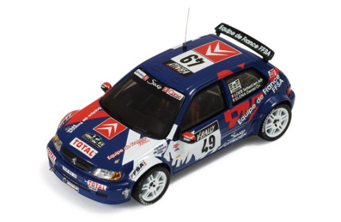 Citroen Saxo Kit Car #49 S. Loeb-D. Elena Tour de Corse 1999