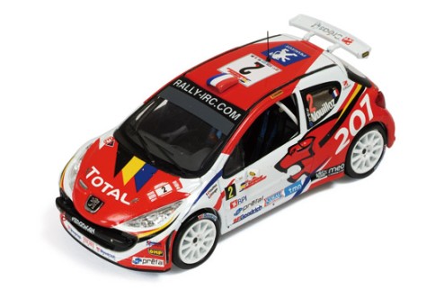 Peugeot 207 S2000 #2 N. Vouilloz-N. Klinger Winner Rally Madeira 2008 (2008 IRC Champion)