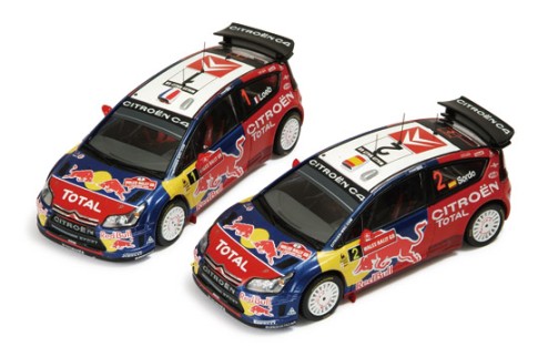 Joint Model Citroen WRC Champion 2008: Citroen C4 WRC #1 (Red Bull) S. Loeb - D. Elena Wales GB Rally 2008 - Citroen C4 WRC #2 D. Sordo - M. Marti Wales GB Rally 2008 (Price USD 23. 95)