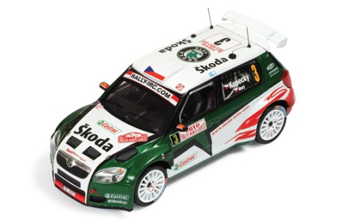 Skoda Fabia S2000 #3 J. Kopecky - P. Stary 5th Rally Monte Carlo 2010 (with night lights)