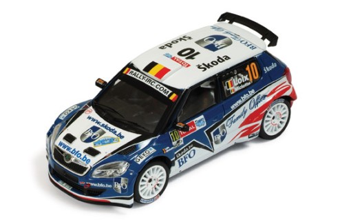 Skoda Fabia S2000 #10 F. Loix - F. Miclotte Winner Ypres Rally 2010