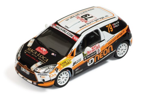 Citroen DS3 R3 #79 M. Burri-S. Rey Rally Monte Carlo IRC 2011