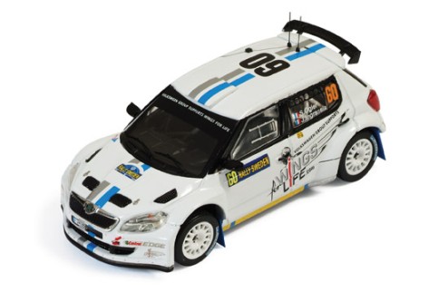 Skoda Fabia S2000 #60 S. Ogier-J. Ingrassia Rally Sweden 2012