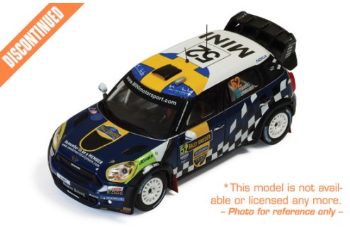 Mini John Cooper Works #52 P. Sandell-S. Parmander Rally Sweden 2012