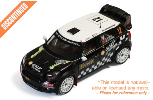 Mini John Cooper Works #12 A. Araujo-M. Ramalho Rally Sweden 2012