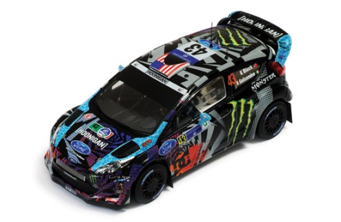 Ford Fiesta RS WRC #43 K.Block-A.Gelsomino Rally Guanajuato Mexico 2013