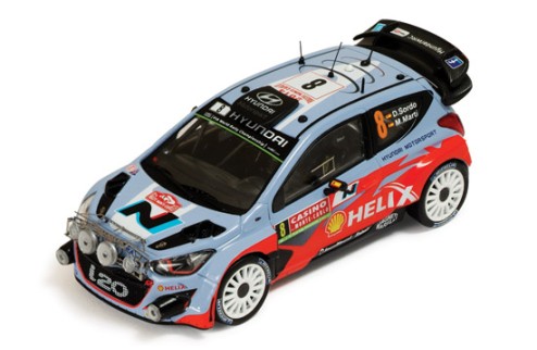Hyundai I20 WRC #8 D.Sordo-M.Marti Rally Monte-Carlo 2014 (with night lights)