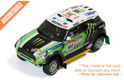 Mini All 4 Racing #302 S.Peterhansel-J.P.Cottret Winner Dakar 2012