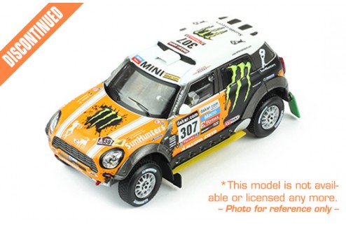 MINI ALL 4 RACING #307 L.Movitskly-K.Zhiltsov 3rd DAKAR 2013