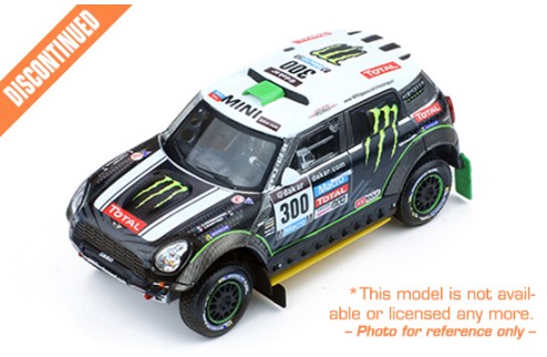 MINI ALL 4 RACING #300 S.Peterhansel-J.P.Cottret 2nd DAKAR 2014