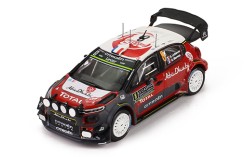  CITROEN C3 WRC #8 S. Lefebvre - G. Moreau - Rally Monte Carlo - 2017 (with Night Lights)