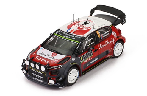  CITROEN C3 WRC #8 S. Lefebvre - G. Moreau - Rally Monte Carlo - 2017 (with Night Lights)