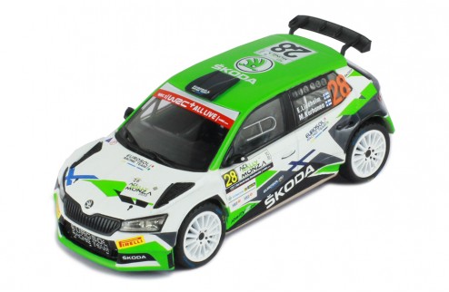 ŠKODA Fabia R5 EVO #28 E.Lindholm-M. Korhonen ACI Rally Monza 2020
