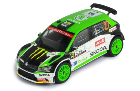 ŠKODA Fabia R5 Evo #27 O. Solberg-A. Johnston ACI Rally Monza 2020