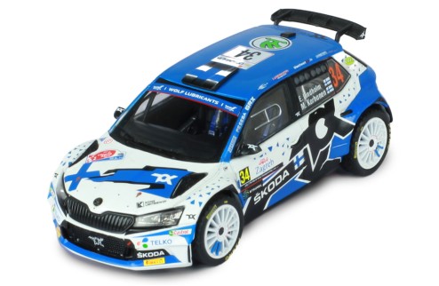 SKODA FABIA Rally2 EVO #34 E.Lindholm - M.Korhonen Rally Croatia 2021
