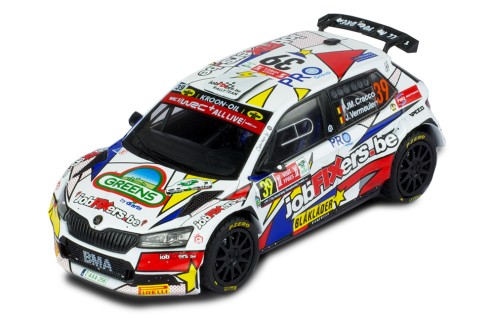 ŠKODA Fabia Rally2 #39 P.J.M. Cracco-J. Vermeulen Rally Ypres 2021