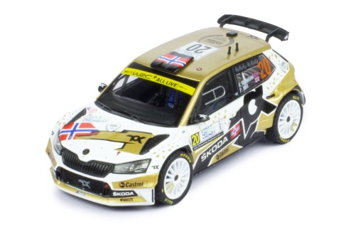 ŠKODA FABIA Rally2 EVO #20 A.Mikkelsen - P.Hall  Winner WRC2 Rally Monza 2021