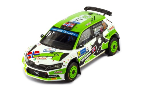SKODA FABIA Rally2 EVO #21 A.Mikkelsen - T.Eriksen Rally Estonia 2022