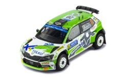 SKODA FABIA Rally2 EVO #20 E.Lindholm - R.Hämäläinen Rally Finland 2022