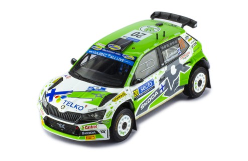 SKODA FABIA Rally2 EVO #20 E.Lindholm - R.Hämäläinen Rally Finland 2022