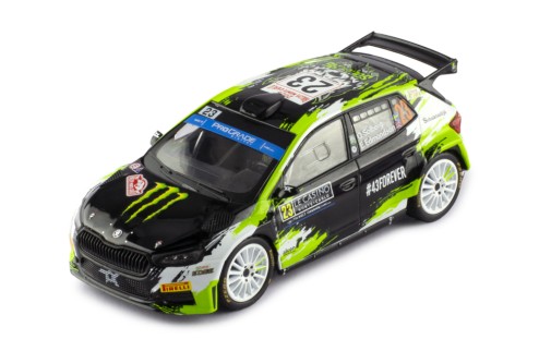 ŠKODA FABIA Rally2 (2023) #23 O.Solberg - E.Edmondson Rallye Monte-Carlo 2023