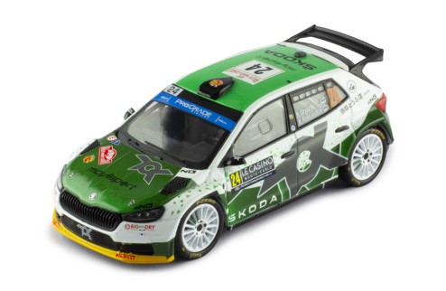 ŠKODA FABIA Rally2 (2023) #24 N.Gryazin - K.Aleksandrov Rallye Monte-Carlo 2023