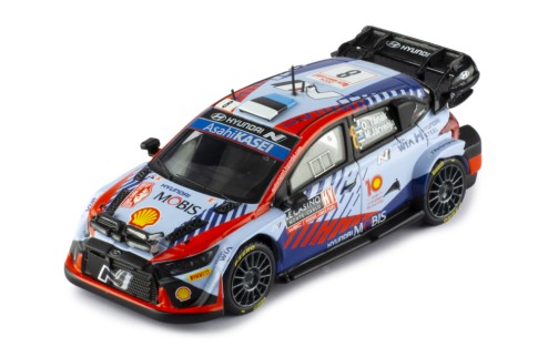HYUNDAI i20 N Rally1 #8 O.Tanak - M.Jarveoj Rallye Monte-Carlo 2024 (with night lights)