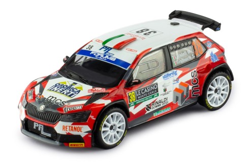 ŠKODA FABIA Rally2 #38 M.Locatelli - S.Tiraboschi Rallye Monte-Carlo 2024