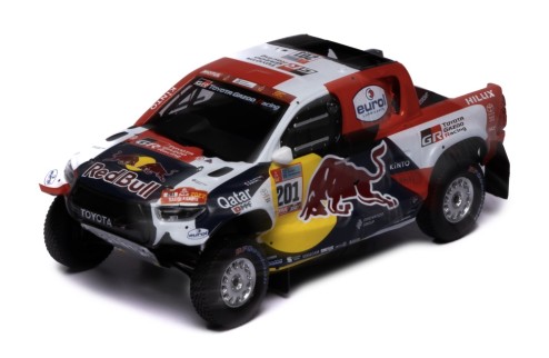 TOYOTA GR DKR Hilux T1+ #201 N. Al-Attiyah - M. Baumel Winner Rally Dakar 2022